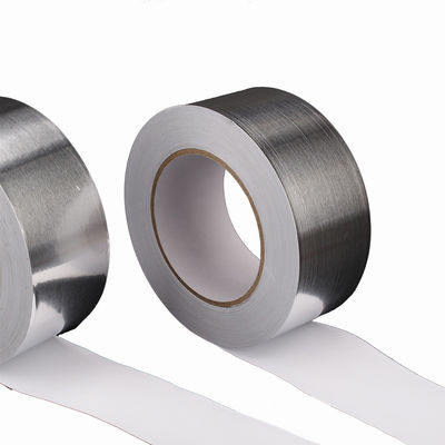 18N / 25mm التصاق بالصلب بطول 50 متر شريط أنابيب رقائق الألومنيوم بقوة قابضة قوية