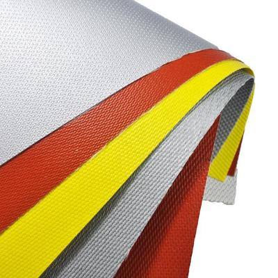 قماش من ألياف الزجاج مغلف بالفيرميكوليت 0.8 ملم 800 درجة مئوية درع حراري