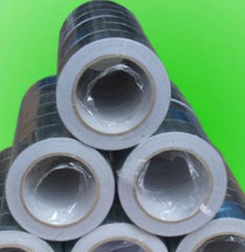 شريط لاصق من رقائق الألومنيوم 18 ميكرومتر مع لاصق راتنجي مطاطي بسمك 50 ميكرومتر