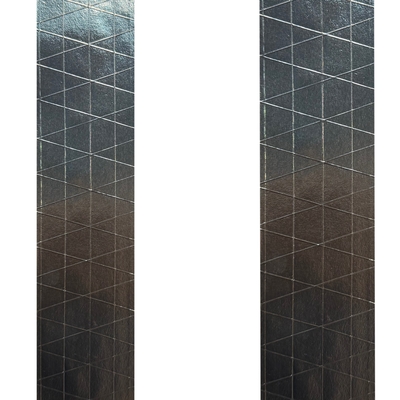 شريط FSK عالي الجودة / شريط طلاء من ورق مع صمغ مطاطي-الصمغ 3-Way Scrim 170 ميكرون للعزل HVAC والختم الصناعي
