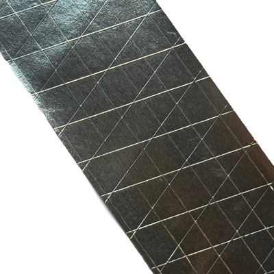 شريط FSK عالي الجودة / شريط طلاء من ورق مع صمغ مطاطي-الصمغ 3-Way Scrim 170 ميكرون للعزل HVAC والختم الصناعي