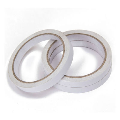 شريط ملصق أكريليك على أساس الماء شريط نسيج مزدوج الجوانب مع غطاء PE لورق أبيض