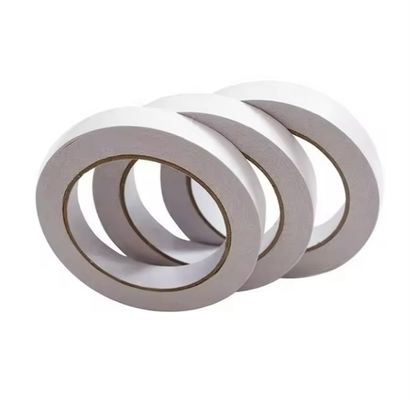 شريط لاصق مزدوج الوجه من الأنسجة بسمك 70 ميكرومتر مع لاصق أكريليك مذيب عالي الأداء للربط العام