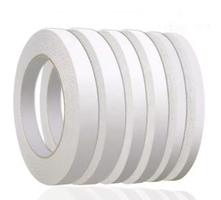 شريط لاصق مزدوج الوجه من الأنسجة بسمك 70 ميكرومتر مع لاصق أكريليك مذيب عالي الأداء للربط العام