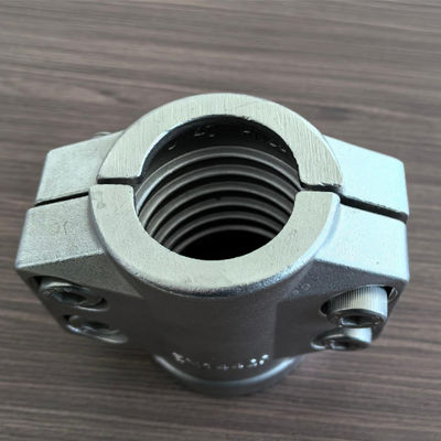 مشابك الأمان لمكونات الأنابيب ذات المسامير والمكعبات من الفولاذ المقاوم للصدأ