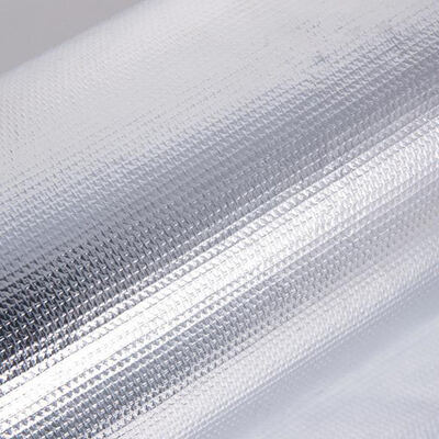 Aluminum Foil Fiberglass Cloth 100% Fiberglass Base For Thermal Insulation