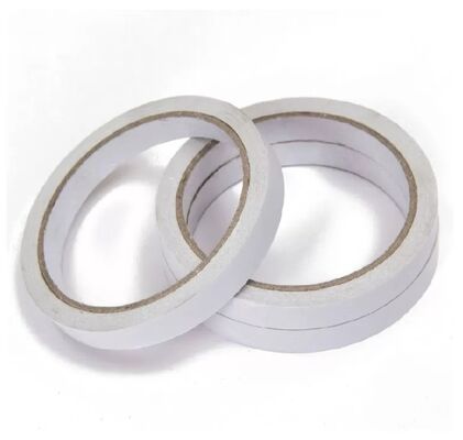 Double Sided Tissue Adhesive Tape 100um Thickness With Solvent Acrylic Adhesive