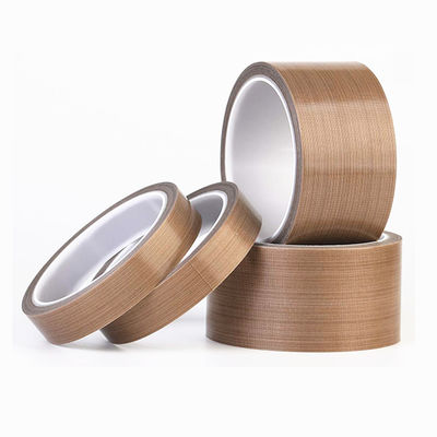 شريط قماش PTFE مقاوم للمواد الكيميائية غير اللاصقة 0.05 مم 0.13 مم