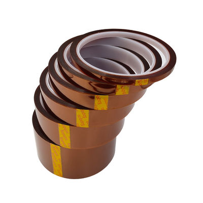 قوة الشد ≥25N/10mm RoHS متوافق مع فيلم Polyimide الشريط اللاصق درجة حرارة عالية