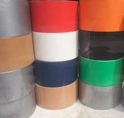 شريط قماش من البولي إيثيلين عالي القوة - مقاوم للماء، وقابل للتمزيق اليدوي، لإصلاح الأنابيب، والتجميع، والإخفاء الصناعي